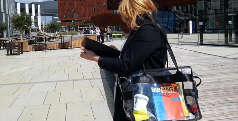 BIBBAG® 4life M Die durchsichtige Bibliotheks-Tasche 